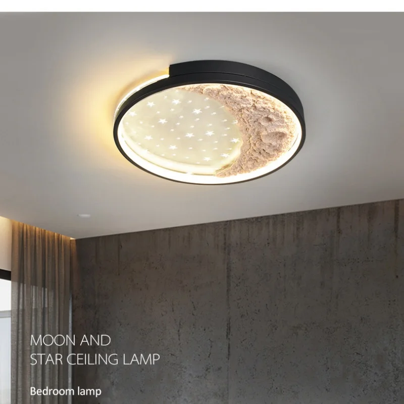 Creative Star Children's Room Ceiling Light Boys Girls Study Light Simple Modern Warm Dreamy Cartoon Lighting LED Bedroom Light