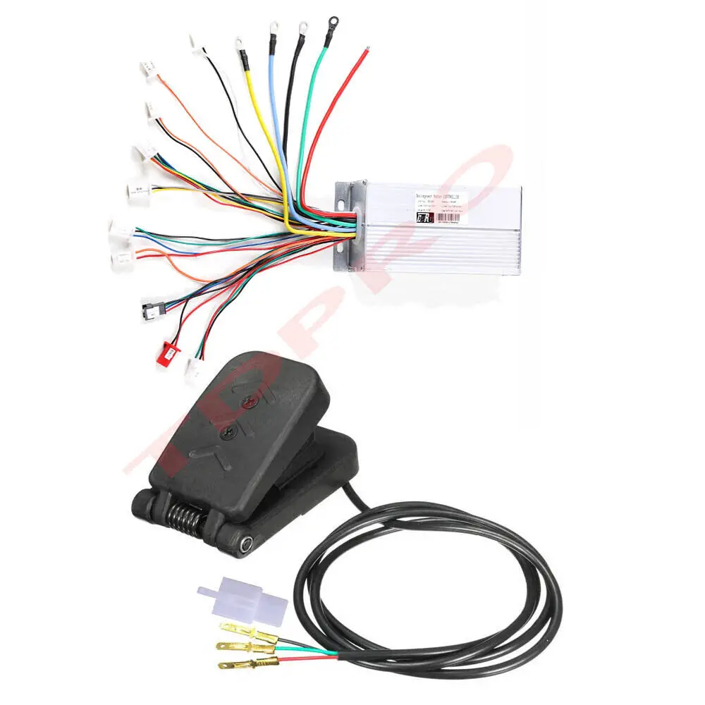 TDPRO 48V 1800W Brushless Motor Controller Throttle Pedal Go Kart ATV Bike Scooter