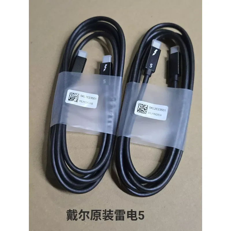 for Dell Original Thunderbolt 5 USB4 Full Featured Dual Type C Data Cable Supports 24