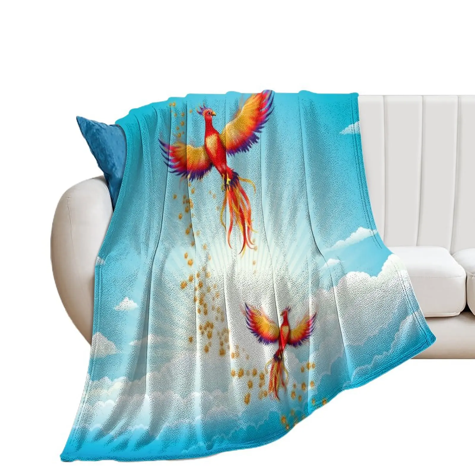 

Phoenix Rising Throw Blanket Warm Bed Decorative Throw Sofa Quilt Blankets