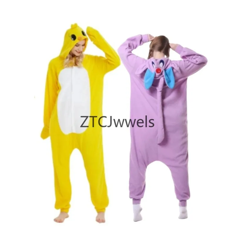 Cute Sun Bear Cosplay Hooded Pajamas Bodysuit Warm Animal Onesie for Adult Couple Home Role Play view 6