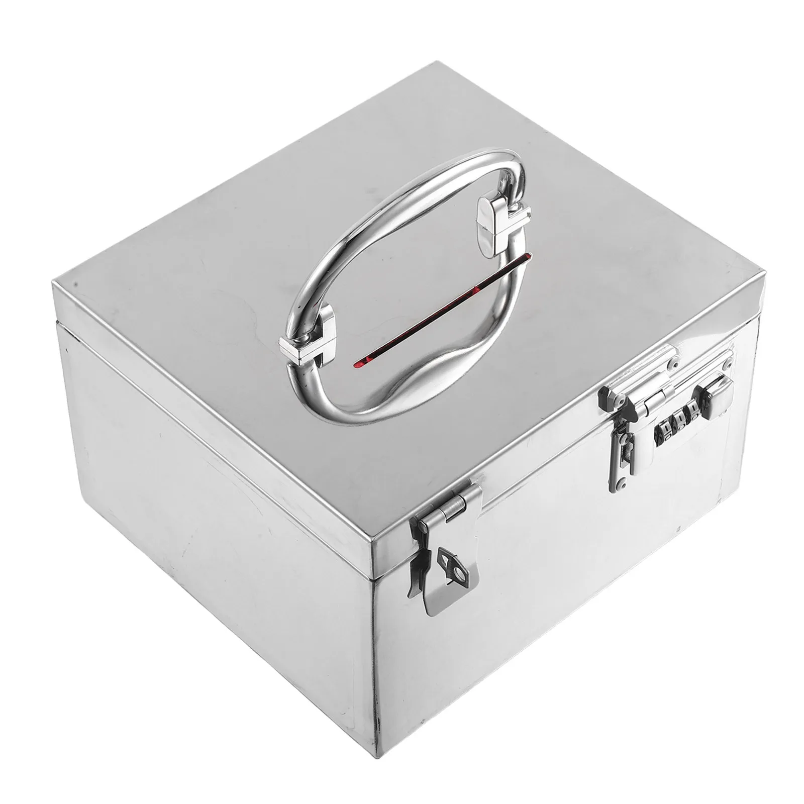 

Копилка из нержавеющей стали для взрослых, небьющаяся металлическая банка для денег с замком, серебристая, современная, минималистичная, прямоугольная, для бюджетного планирования