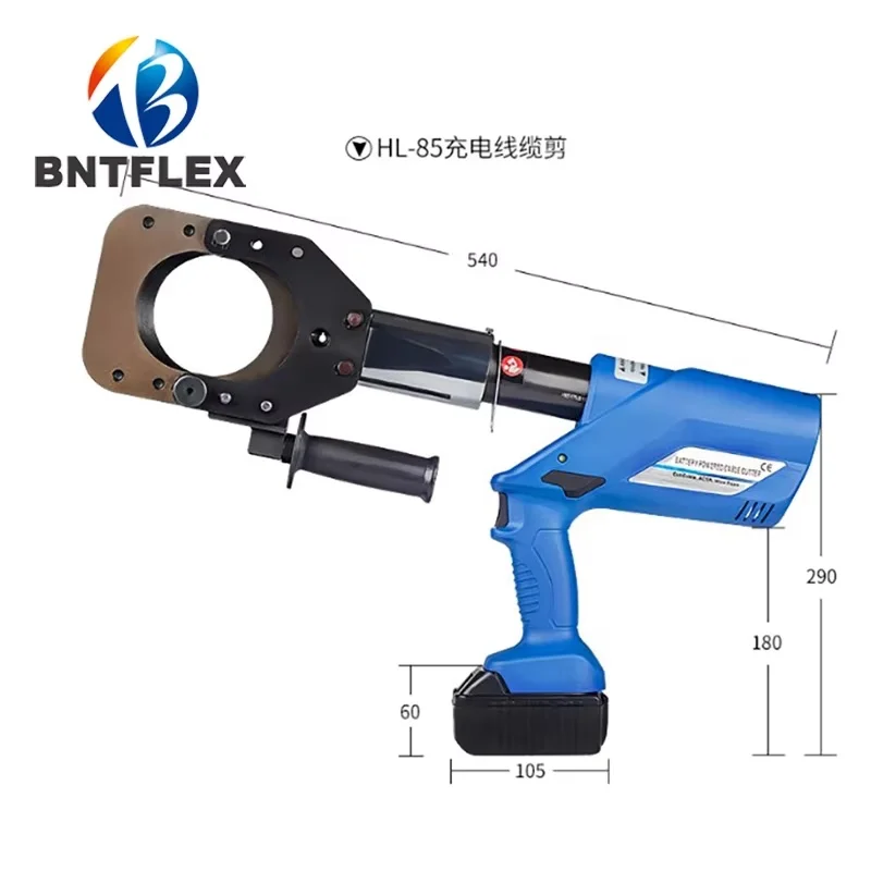 

Electric Hydraulic Cable Cutter Portable Battery Powered Wire Rope Cutting Tool Hydraulic Cutting Tool