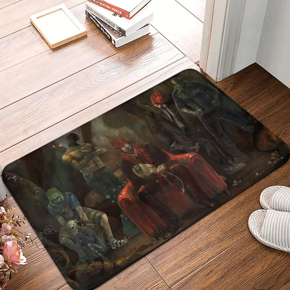 Dorohedoro Cayman Ebisu Fujita Non-slip Rug Doormat Kitchen Mat Balcony Carpet Bedroom Decor