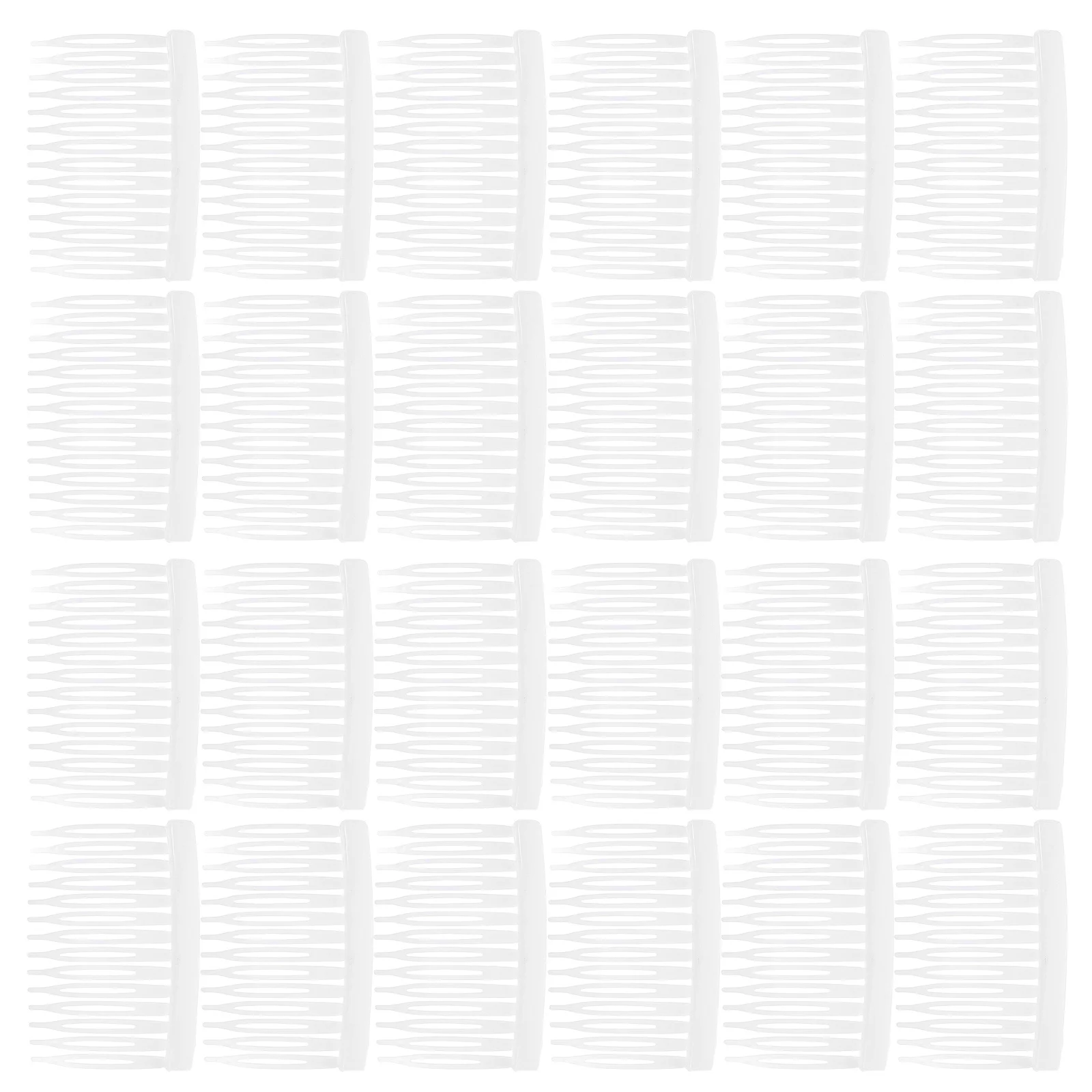 

50 шт., детские расчески с зажимами для волос, 14 зубцов, мини-шпильки сбоку во французском стиле для девочек, свадебная фата, прическа, детские аксессуары для волос