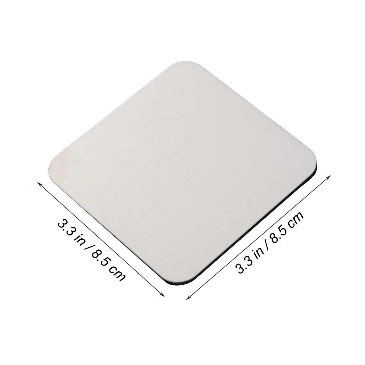 6Pcs Stainless Steel Coasters Set Non Slip Heat Resistant Cup Mats Table Protector Base Holder Noise Reducing Mats