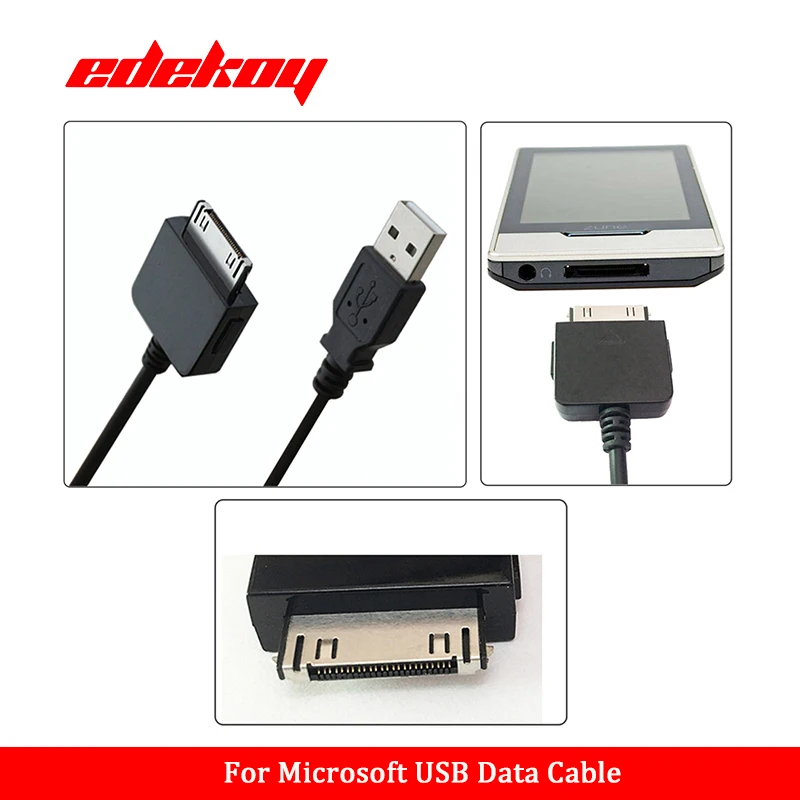 Microsoft Zune Zune2 ZuneHD odtwarzacz MP3 MP4 dane USB Transfer kabel ładujący przewód miedziany przewód ładowarki przewód ładowania dla V1 i V2 a