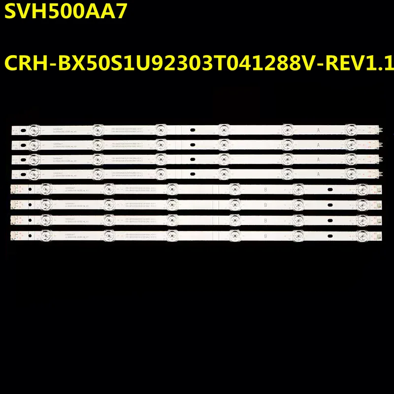 10Kit LED Backlight Strip For 50R6E 50H6E 50R6040E 50H7608 H50A6100 H50A6120 H50A6140 SVH500AA7 CRH-BX50S1U92303T041288V-REV1.1