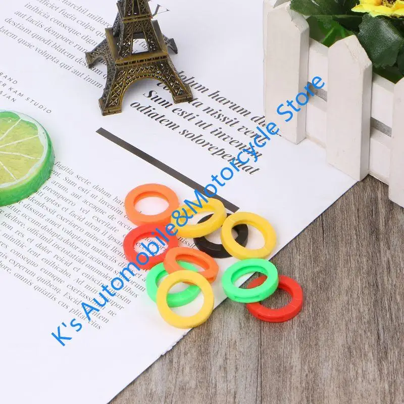 

Q39F Silicone for Key Identifier Label Tags for Standard Round Flat House Keys for Ke