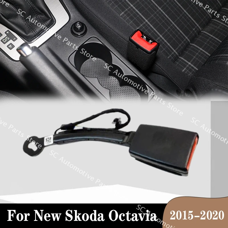 

1PC Seat Belt Plug Seat Belt Buckle For New Skoda Octavia 2015-2020 5ED857756 5ED857755 Car Seat Belt Lock Fixing Lock Catch