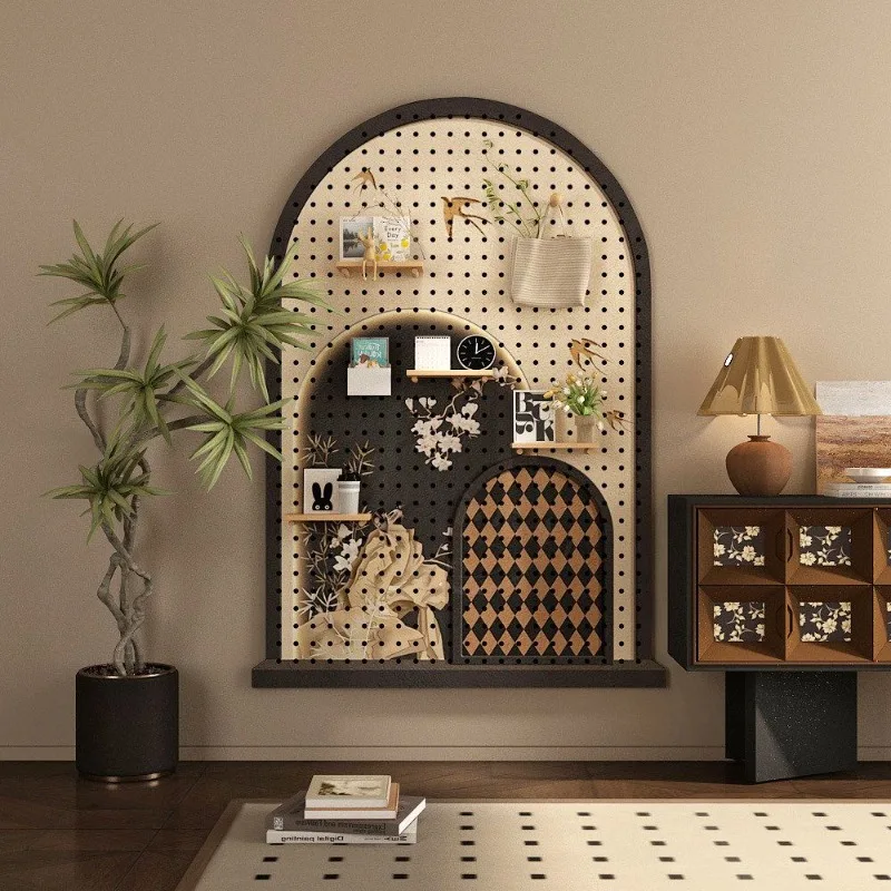 Cave board rack, entrance entrance wall decoration display storage rack