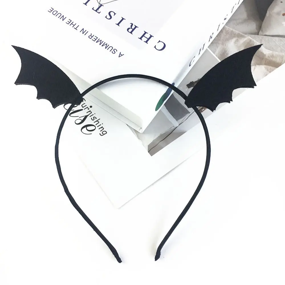 

Headwear Cute Devil Wings Non-slip Pumpkin Bat Women Hair Hoop Animal Ears Halloween Headband Korean Hairbands