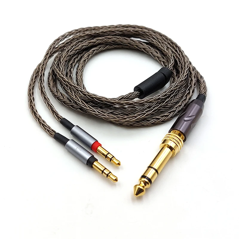 For ONKYO A800 PHILIPS X3 Earphone Replaceable 16 Core 2.5mm 4.4mm Balanced Single Crystal Copper Upgrade Cable