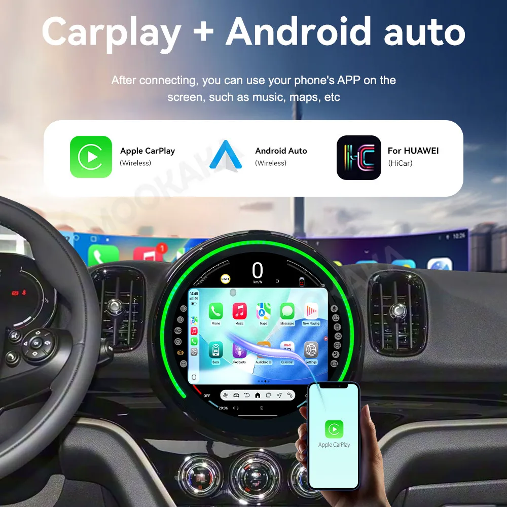 For MINI Countryman F60 2017-2026 Android Car Radio Multimedia Video Carplay Autoradio Stereo GPS Navigation Head Unit