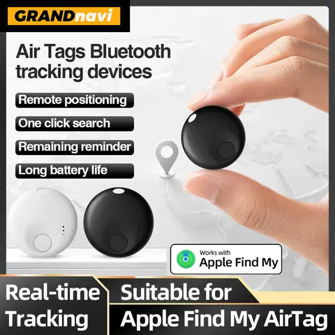 스마트 블루투스 GPS 트래커 애플 파인드 마이 앱과 호환 아이태그 분실 방지 알림 장치 MFI 인증 로케이터 자동차 키 애완동물 어린이 찾기