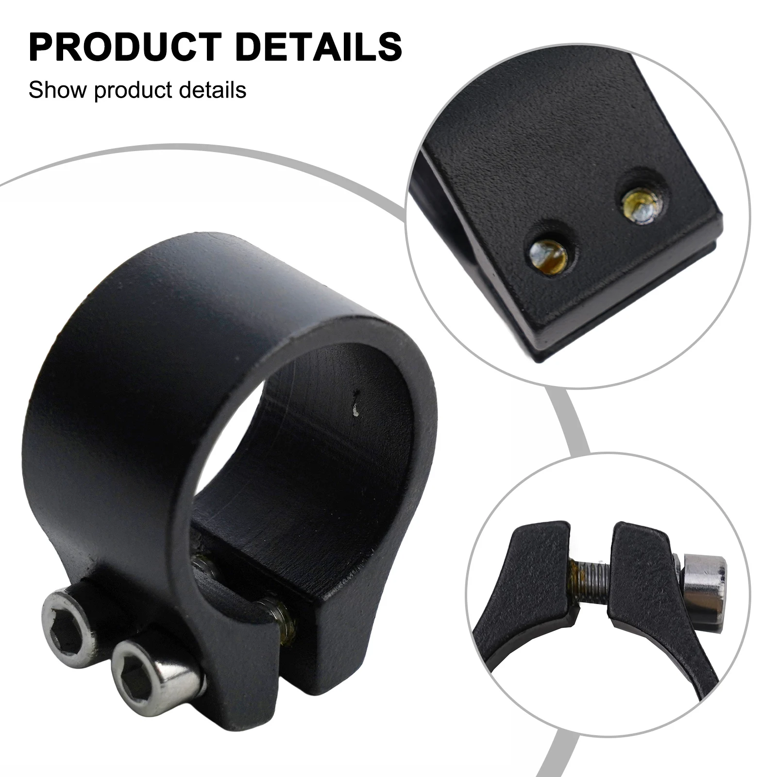 Bicycle Seatpost Clamp 34 9MM 30 4 30 8 30 9 31 6 31 8mm Aluminum Alloy Black MTB Road Outer Diameter Seat Post