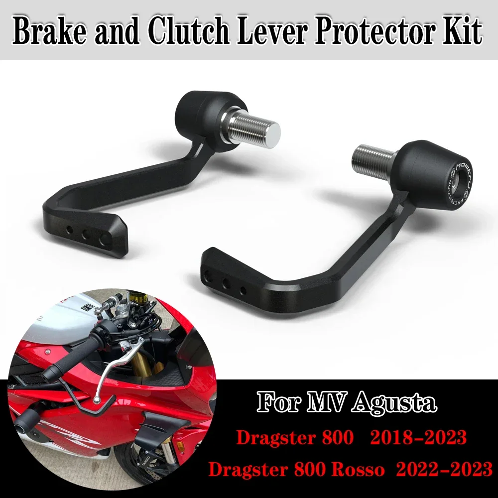 

For MV Agusta Dragster 800 / 800 Rosso 2018-2023 Motorcycle Brake and Clutch Lever Protector Kit