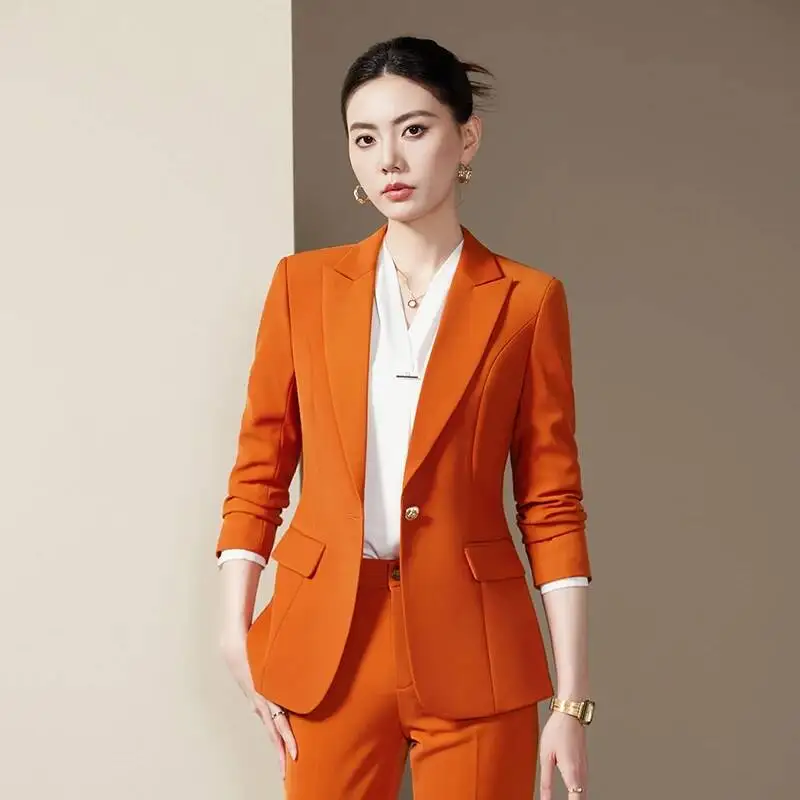 

Formal Business Suits for Women Ladies Office Work Wear Blazers Pantsuits Professional with Pants and Jackets Coat Career Set
