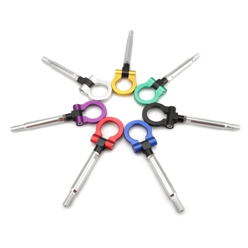 Aluminum Round Tow Hook Compatible with Subaru - Easy-to-Install Standard Automotive Accessory