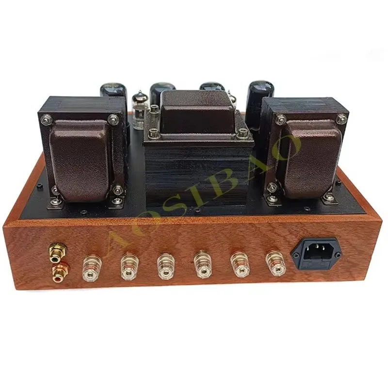 AIYIMA SMSL دفع سحب فئة أ فراغ مُضخّم صوت 10 واط 2.0 6V6 6P6P مُضخّم صوت خشب الساج الهيكل الملاك العين السلطة أمبير الصوت #2