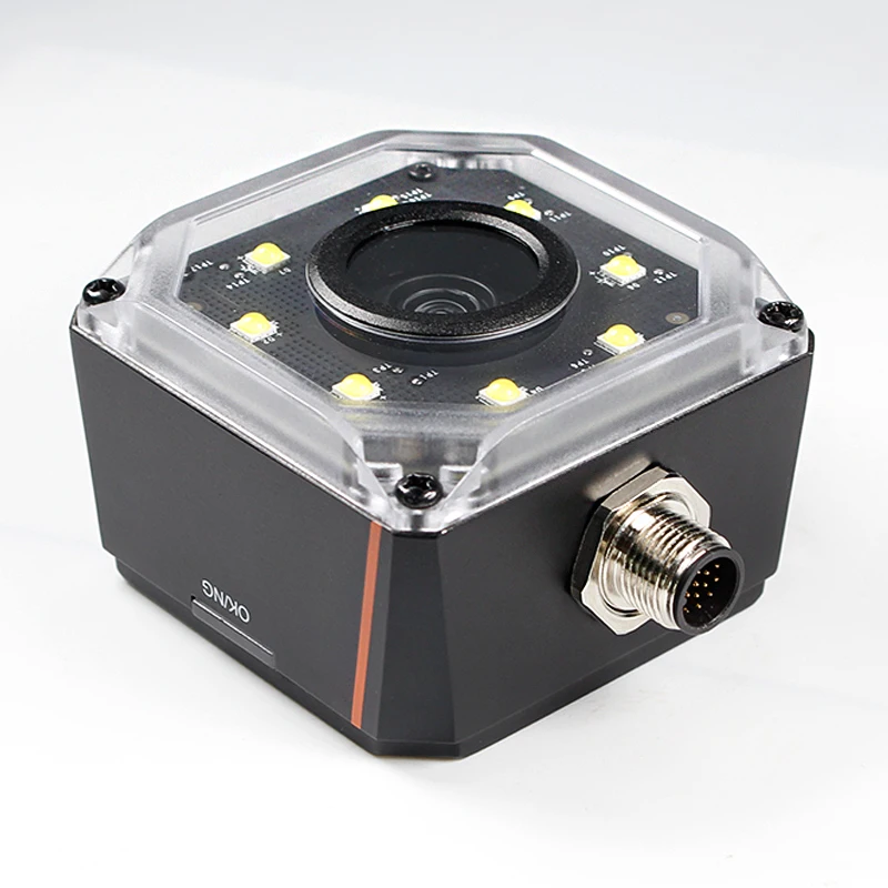 Rugged Stationary Barcode Reader with TCP High Quality Designed for Manufacturing Fixing Mount Smart Reader