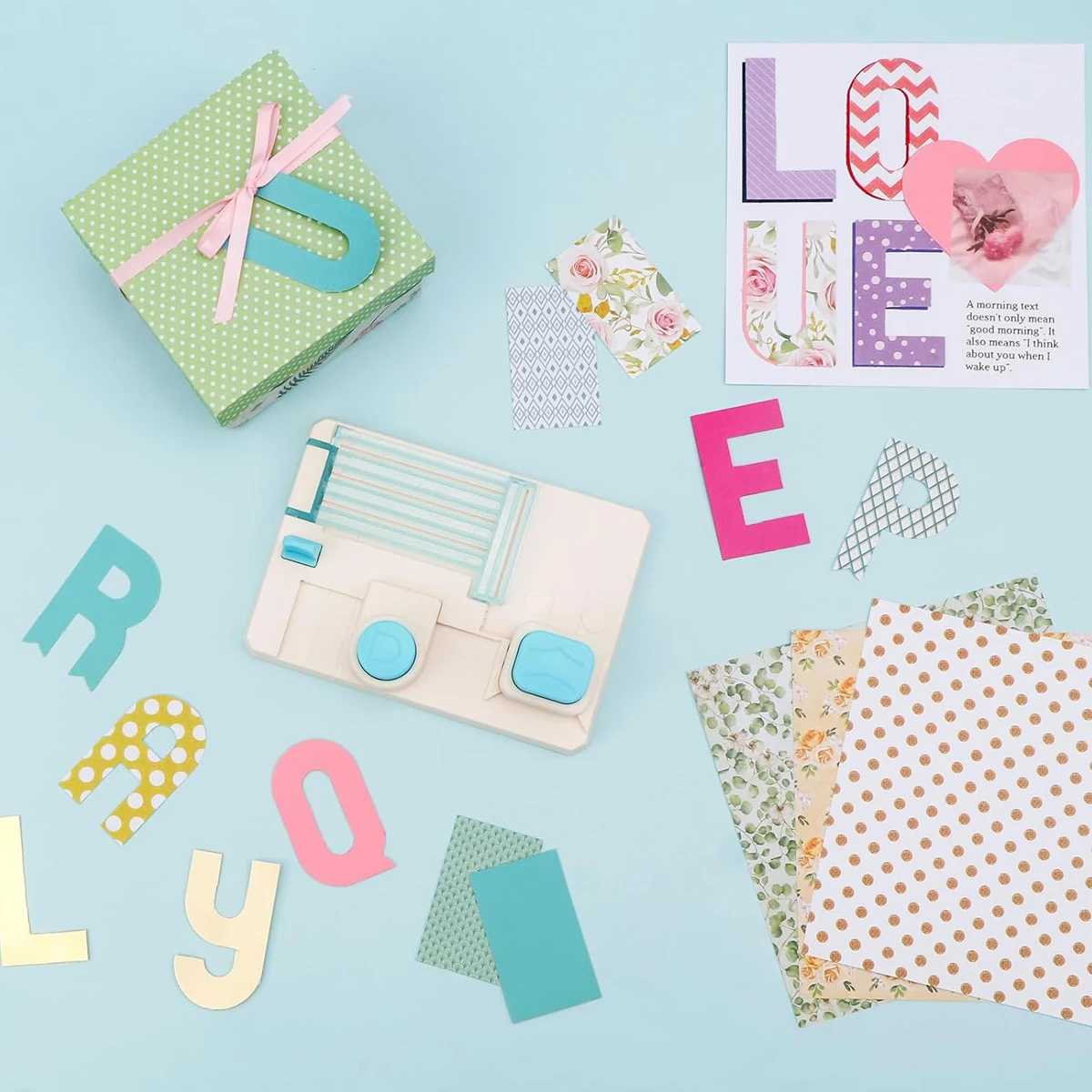 DIY Letter Embossing Machine for Handmade Greeting Cards - Manual Paper Press