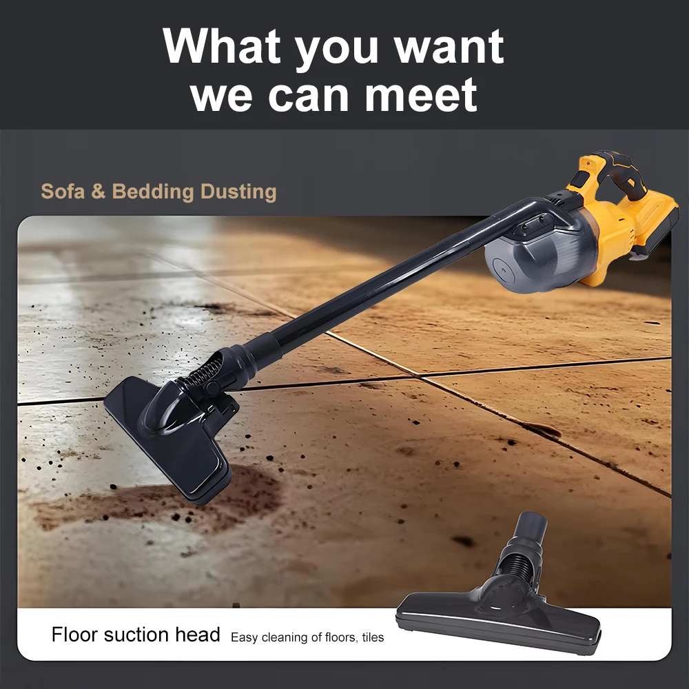 Handheld Mini Vacuum Cleaner Cordless Electric Large Suction Dust Cleaner Rechargeable Car Vacuum Cleaner (for Dewalt Battery)