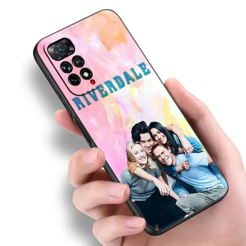 Riverdale Southside Serpents Black Phone Case For Xiaomi Redmi Note 12 Pro 11 Pro Plus 11S 11T 10 10T 5G 10S 9S 9 8 Pro Cover