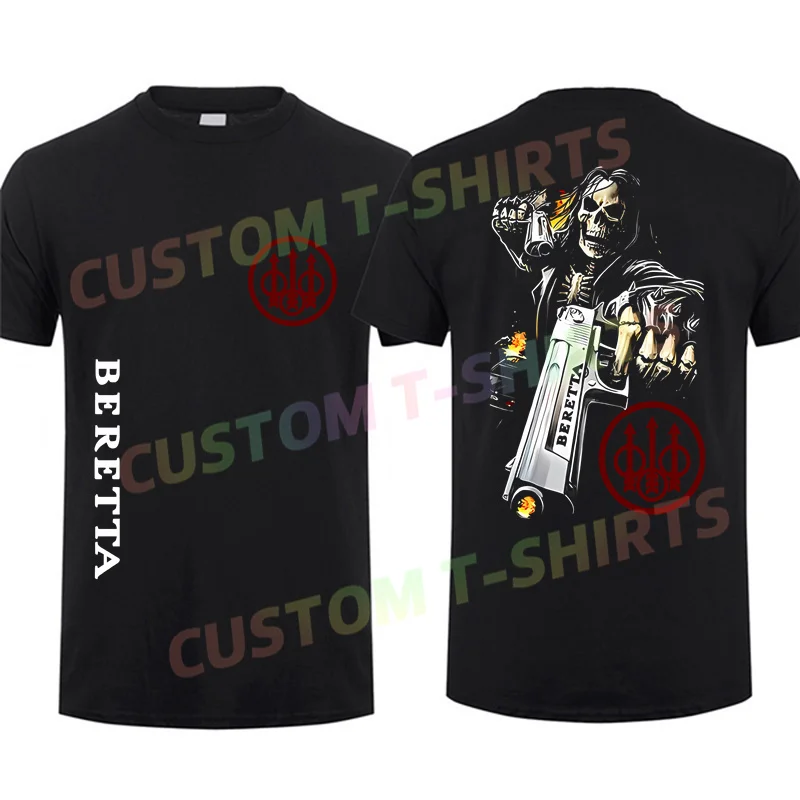

Men T Shirt Casual Beret ta Firearms Gun T-shirt Graphic Oversized Sports Tops Breathable Comfortable Streetwear S-3XL Tee