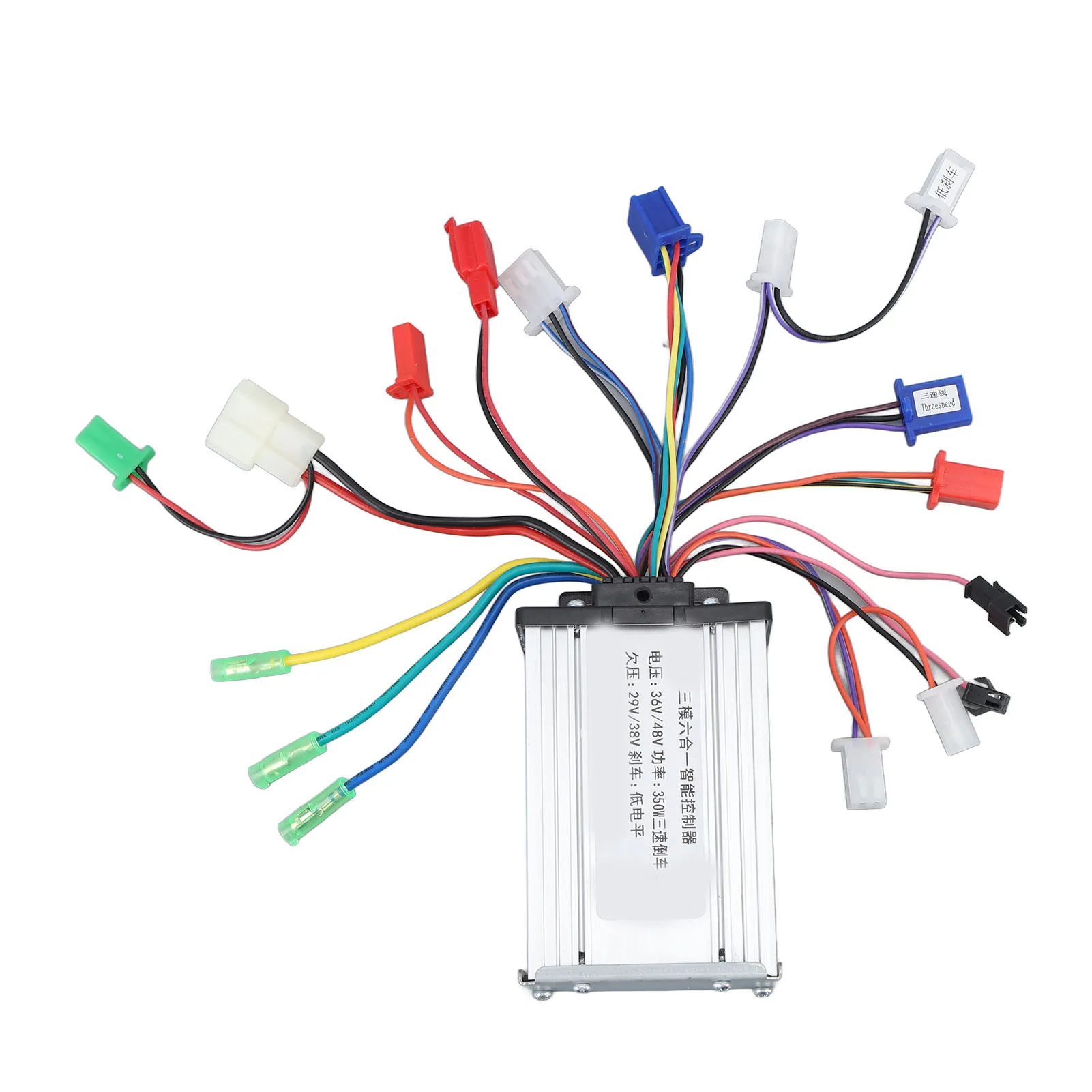 

36 В 48 В 350 Вт бесщеточный контроллер двигателя для электрического велосипеда 3-скоростной контроллер обратного хода для электрических велосипедов трехколесные велосипеды мотоциклы