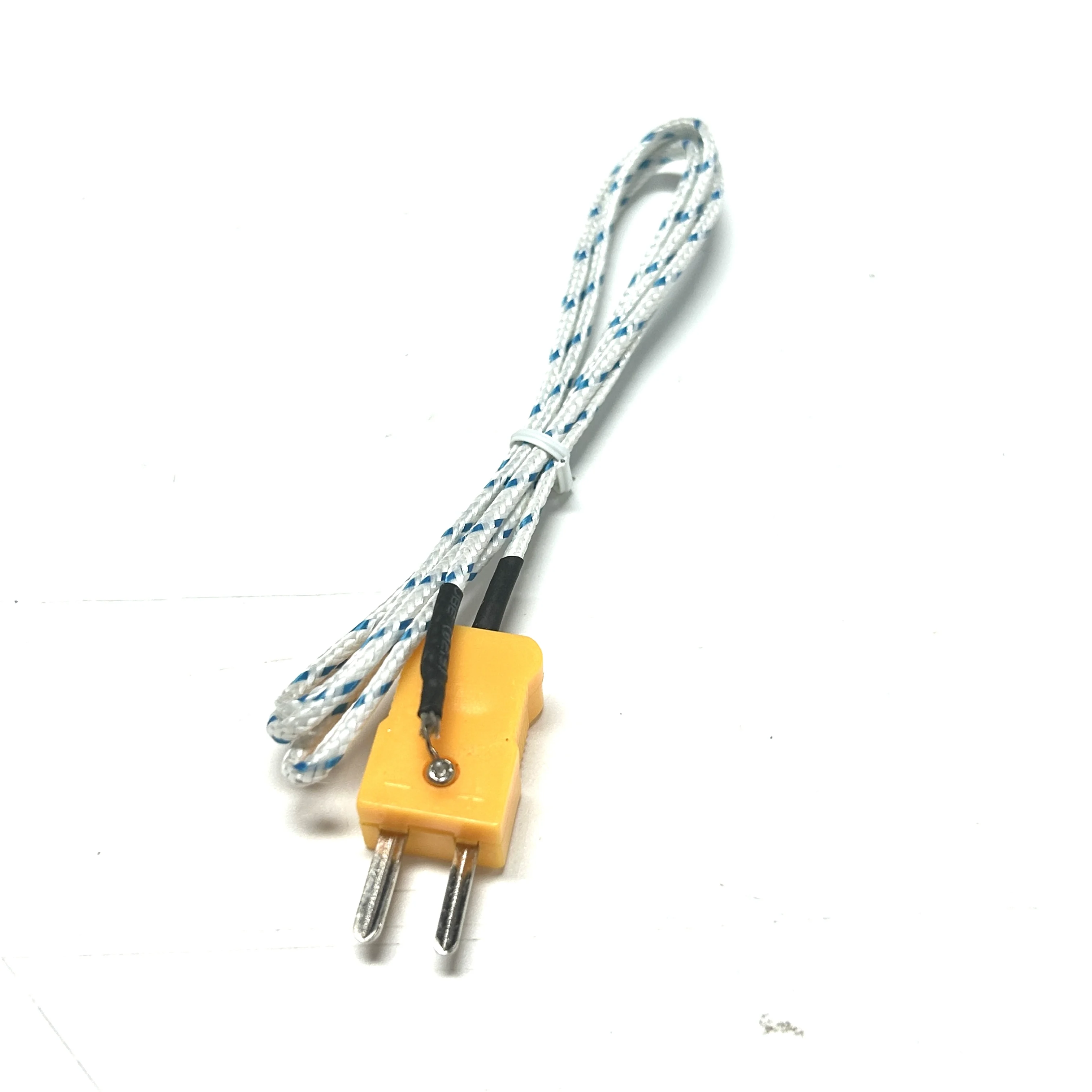 Surface thermocouple type K temperature probe temperature sensor high temperature resistant temperature measuring wire 1 metre