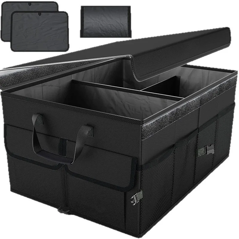 Thickened Foldable Storage Box Portable Organizer for Car Trunk Camping