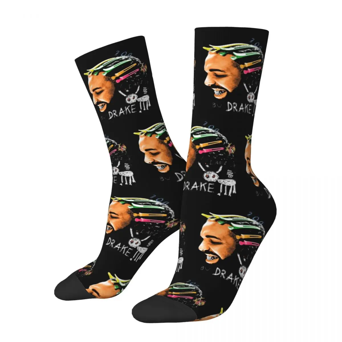 

DRAKEs Rapper Hip Hop Singer Socks Merch For Men Women Cozy Socks Super Soft Best Gifts