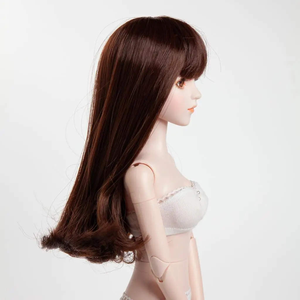 Accesorios para el cabello con separación central de peluca de pelo/4 BJD para MSD para DOD para Dollfie Doll