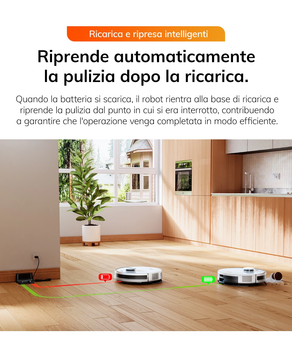 Aspiradora Robótica ILIFE T20s Ultra con Estación de Autovaciado, Succión de 10000 Pa, Batería de 4600 mAh, Tiempo de Funcionamiento Máximo de 300 Minutos