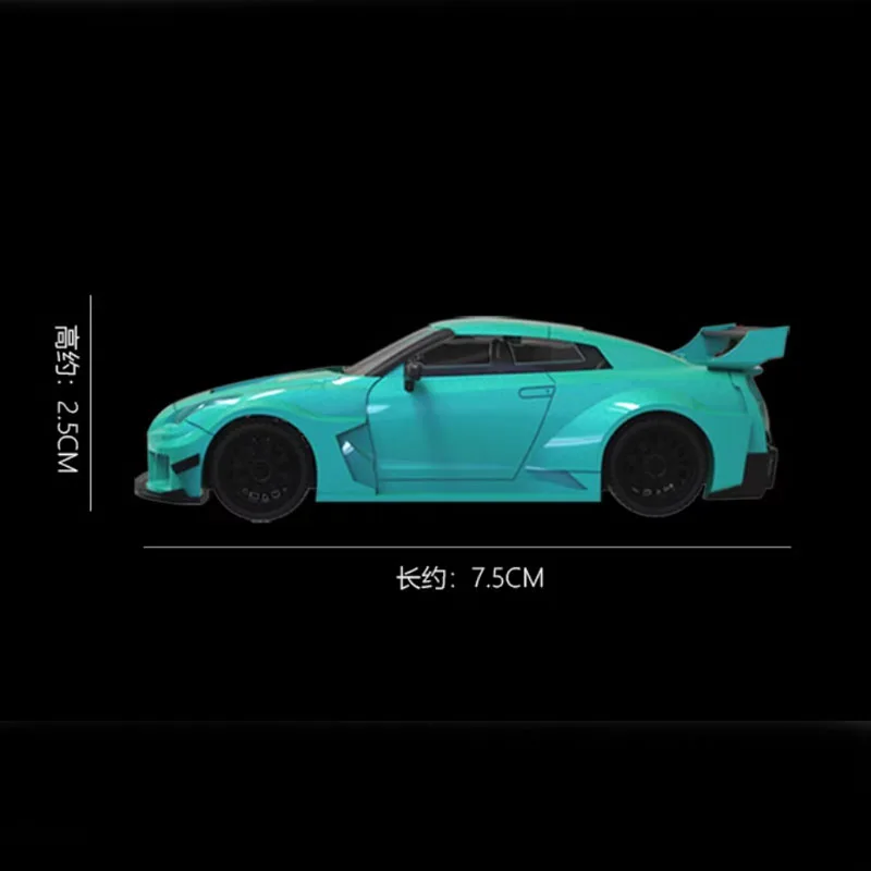 Diecast 1:64 Ratio Nissan GTR3.0 Normal Edition TM641505 Simulation Alloy Toy Car Model Classic Collection Static Ornaments