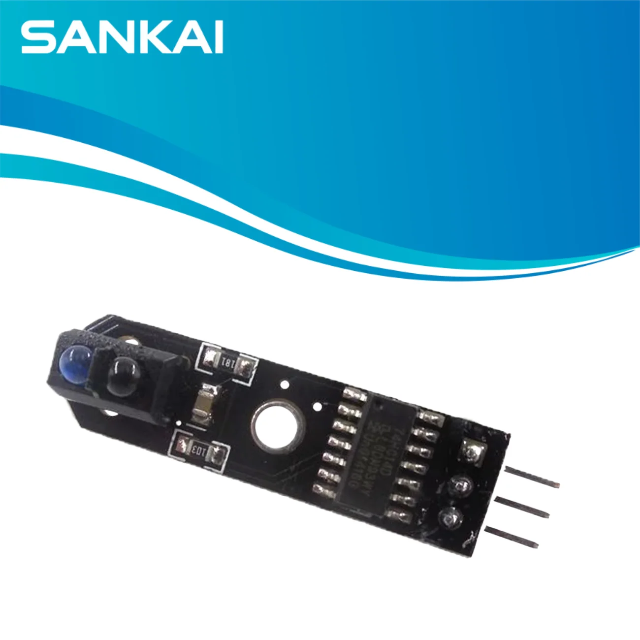 50Pcs TCRT5000 1-Way Line Tracker Module, IR Optical Sensor Probe for Arduino