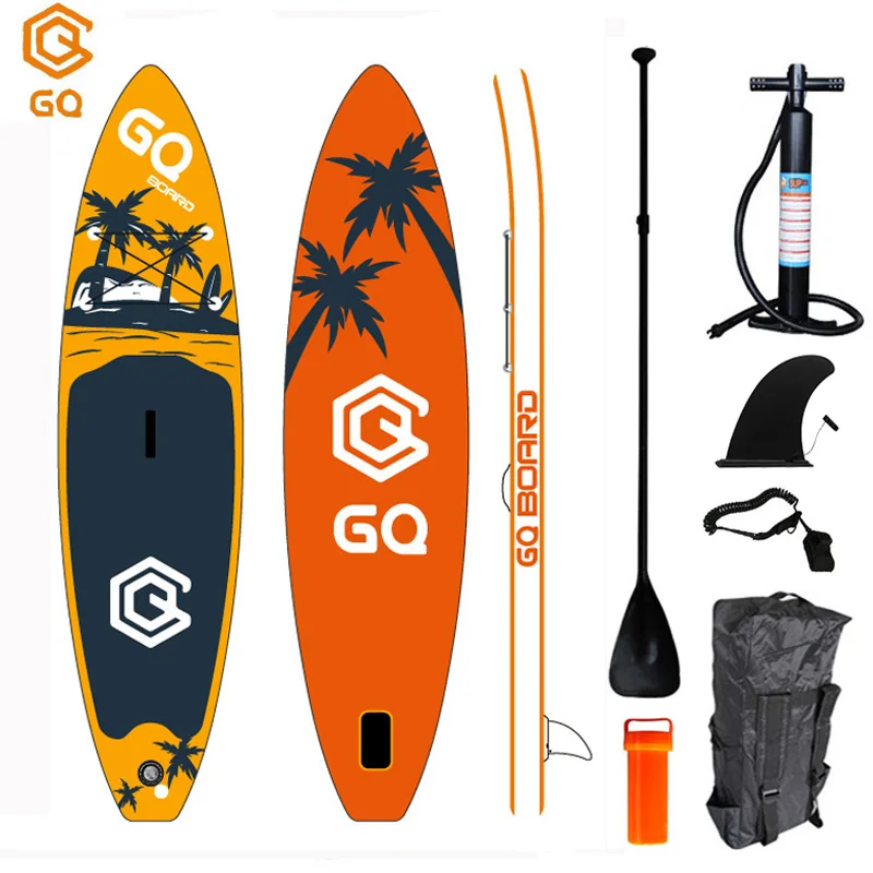 

BSCI оптовая продажа с фабрики дешевая доска для серфинга стоячи надувная доска Isup GQ мягкая верхняя доска с шестью аксессуарами