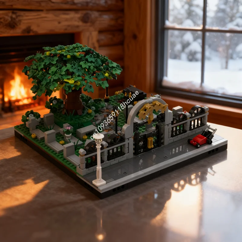 

1164 шт. MOC большое дерево, клеметрия, модульная модель, строительные блоки, игрушки, архитектура, сборка, креативный рождественский подарок, детский день рождения