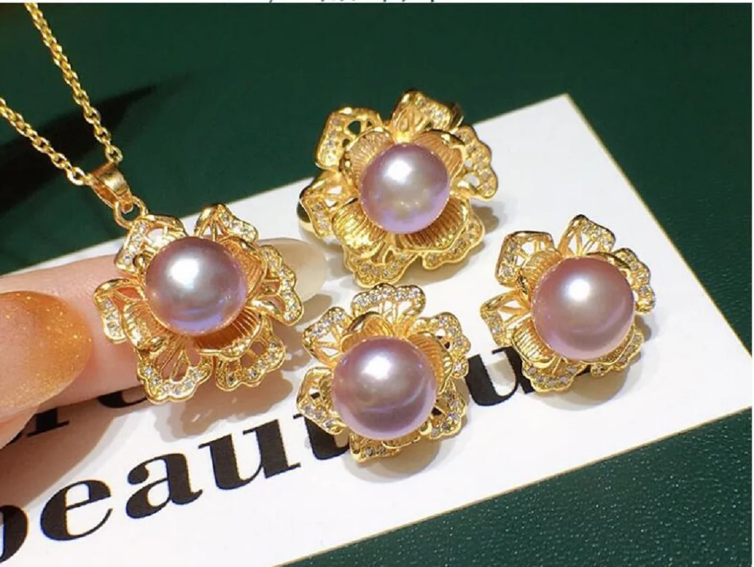 AAAA gorgeous 9-10mm Nanhai Pearl Pendant 925s5 color optional.