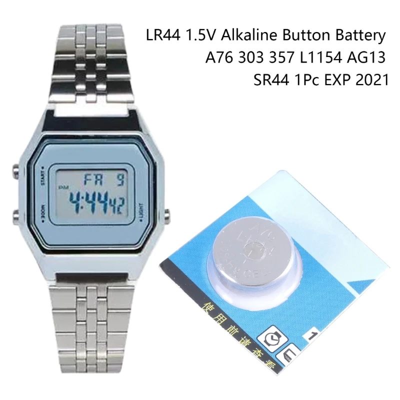 10 قطعة/1 قطعة الكثير 1.55 فولت AG13 بطارية LR44 A76 LR44 357A S76E 13 خلية زر قلوية عملة بطاريات للآلات الحاسبة أجهزة الكمبيوتر