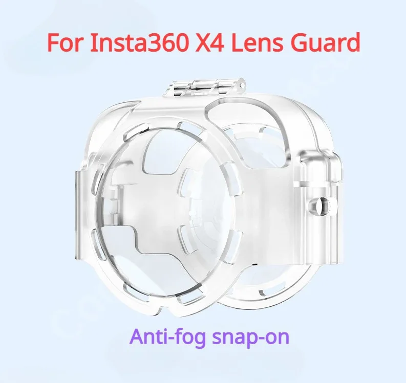 

Anti-fog Snap-on Lens Guard For Insta360 X4 Transparent Lens Cover Protective Cap For Insta 360 X4 Panorama Camera Accessories