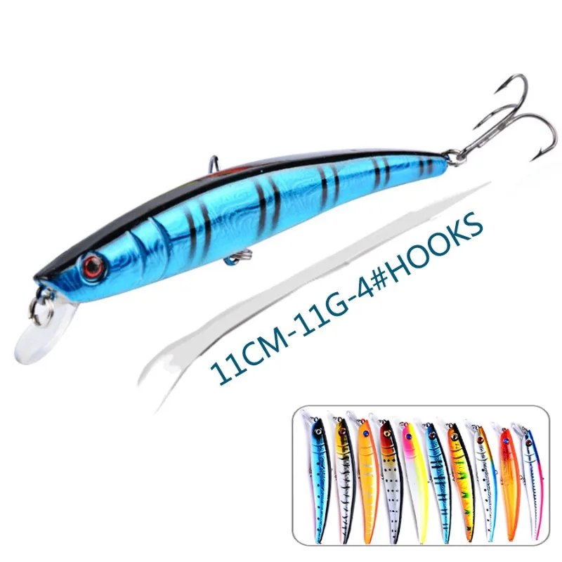 1pcs Laser Jerkbait Minnow Tackle Fishing Lure Sea Wobblers For Pike 3d Eyes Fish Carp Trolling Crankbait Artificial Bait Hard