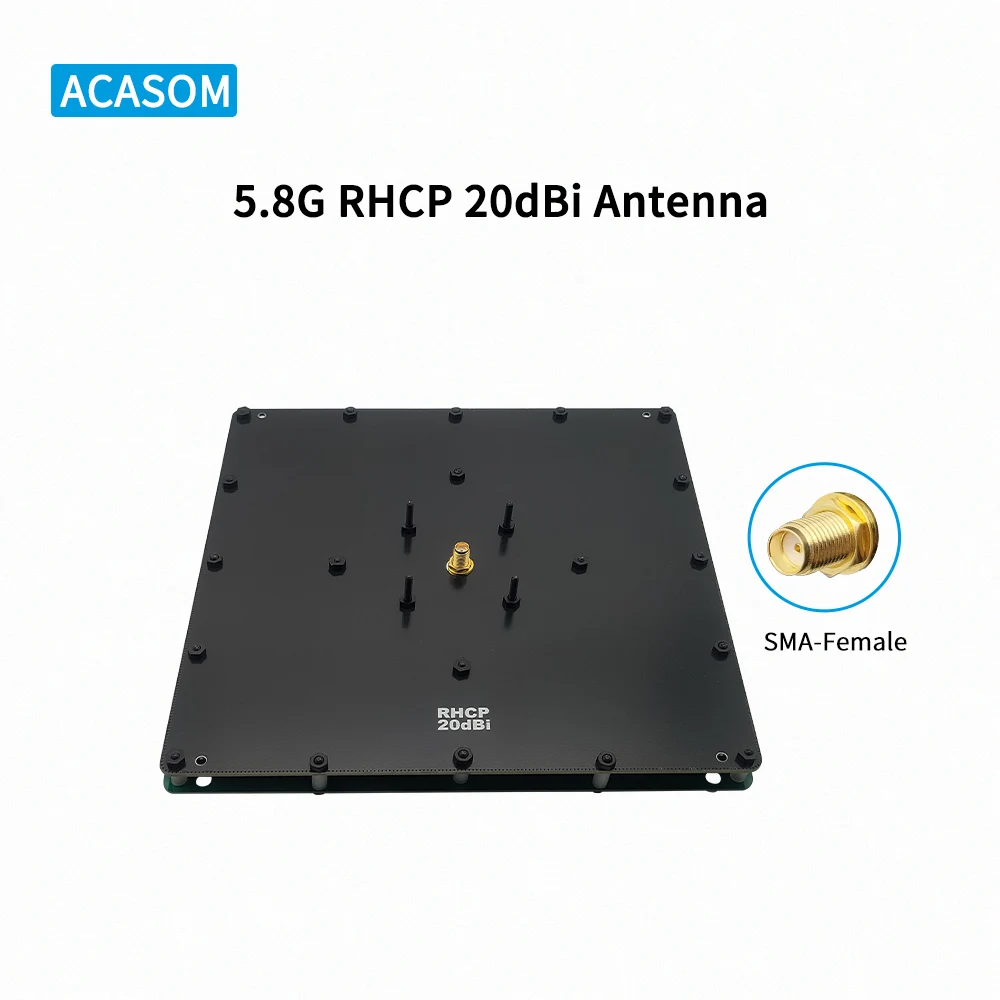 Antena RHCP 5,8 GHz 20 dB WIFI Wzmacniacz o wysokim wzmocnieniu Antena wzmacniająca Antena kierunkowa