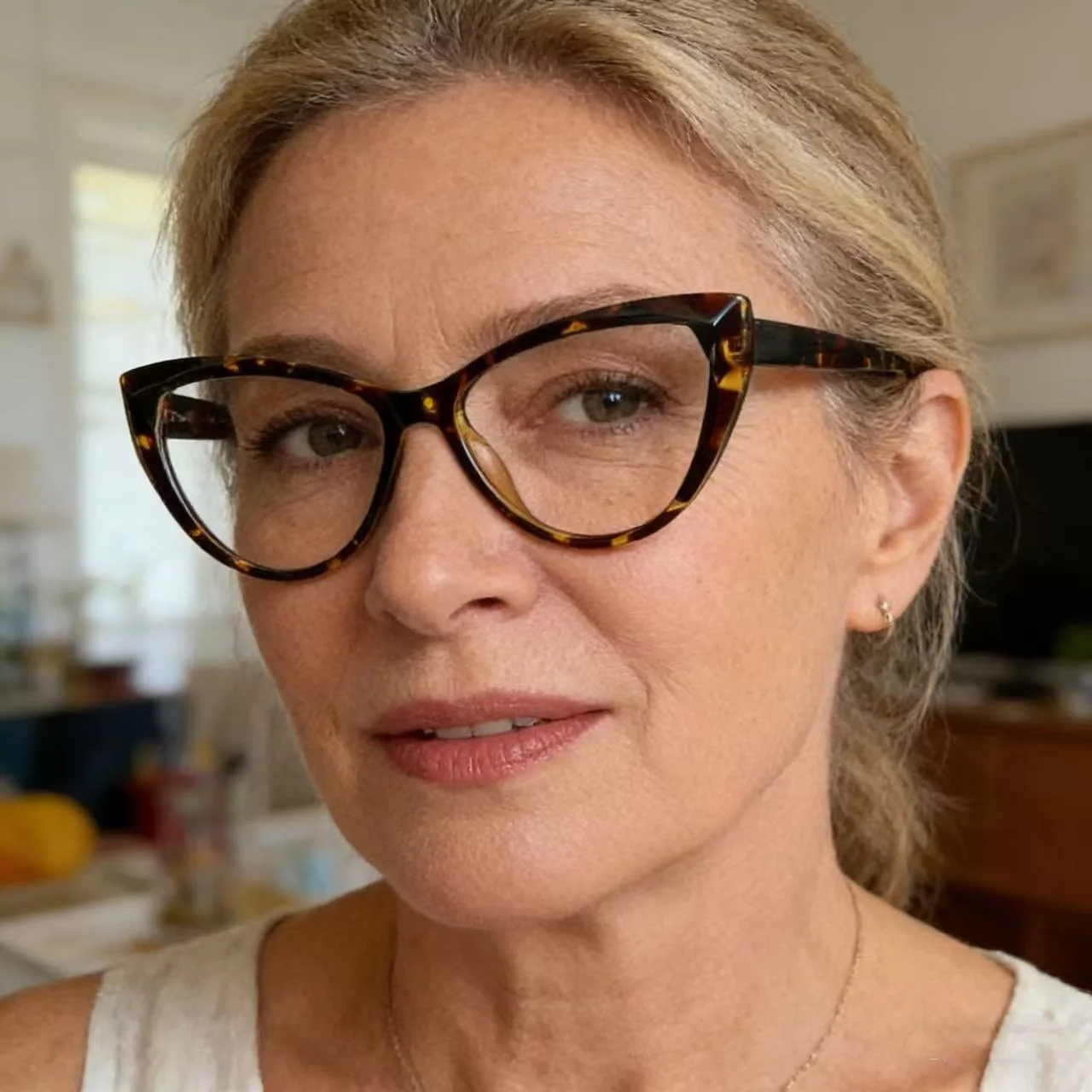 

New Fashion TR90 Anti Blue Light Eyeglass Frame for Women Optical Prescription Customized Presbyopia Reading Glasses