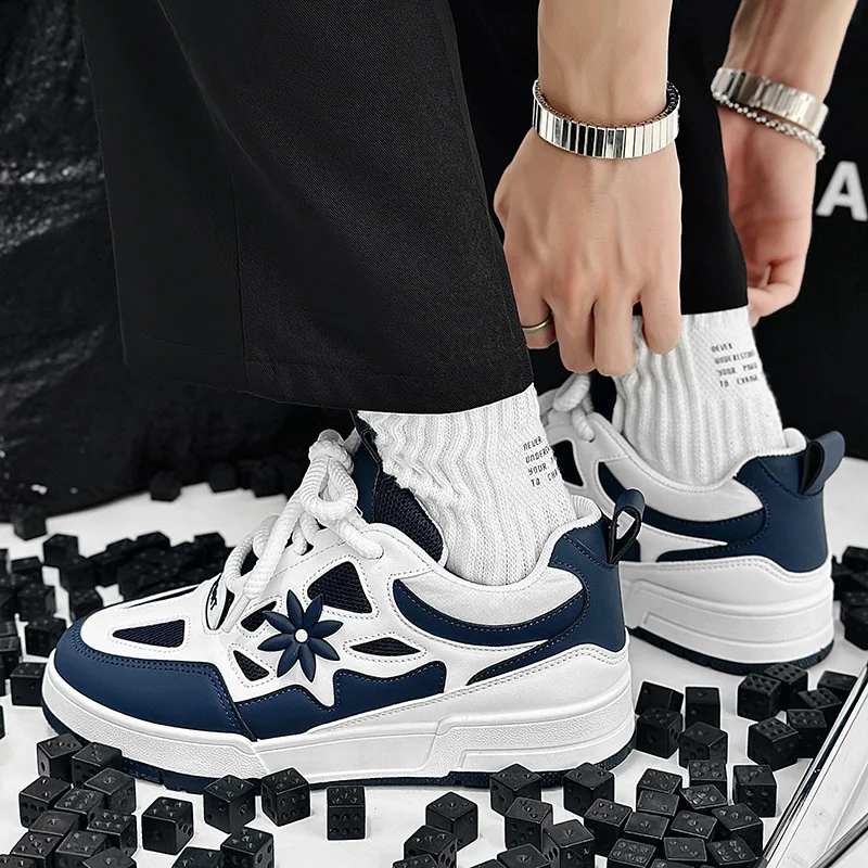 Modische Herrenschuhe Trendige Street-Skateboard-Schuhe Luxusmarke Trainingssneaker Atmungsaktive Freizeitschuhe Tenis Masculino – Detail 22