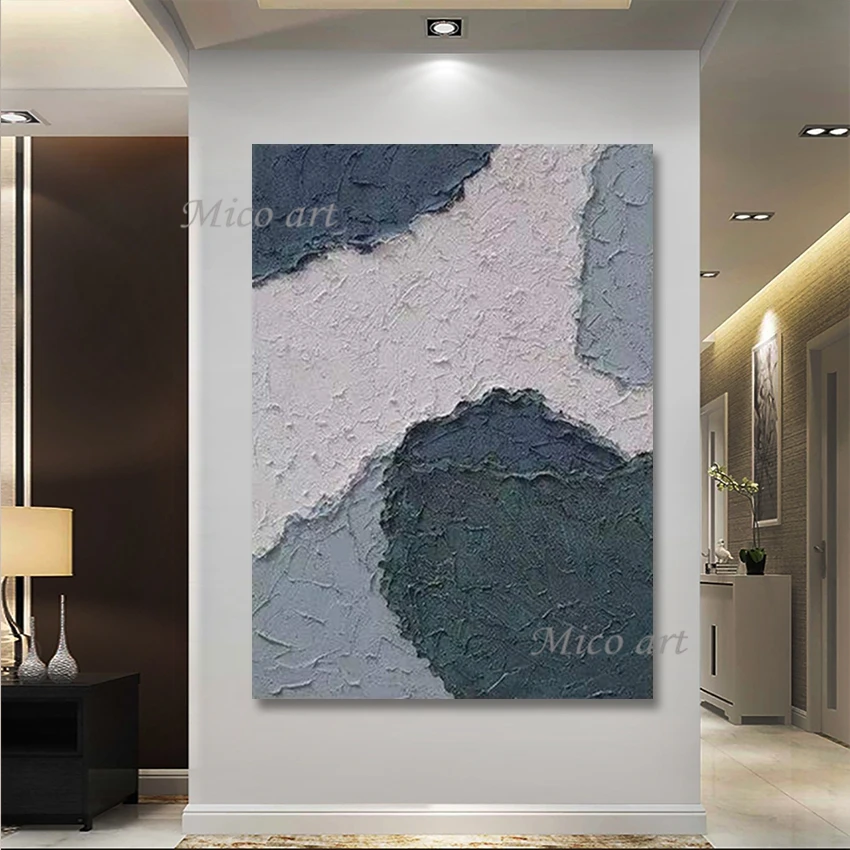 

Large Size Art And Craft Canvas Pure Handmade Picture Wall Poster Abstract Oil Painting For Living Room Decorative Unframed