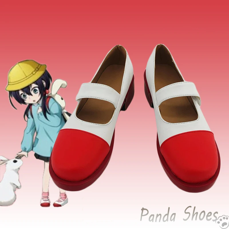 Bungo Stray Dogs Izumi Kyoka Cosplay Shoes Anime Game Red White Boots BSD Cosplay Costume Prop Shoes for Con Halloween Party