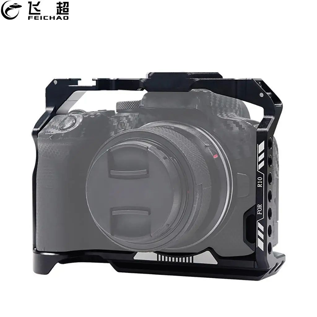 

Металлическая Рамка R10 для камеры Canon EOS R10 DSLR удлинитель для камеры защитная рамка с креплением для холодного башмака 1/4 3/8 резьбовые отверстия