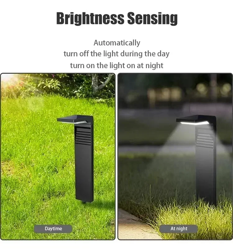 Solar Garden Light Outdoor Waterproof LED Light Grass Villa Decoration Aisle Landscape Lamp Post Garden Aisle Solar Lawn Light